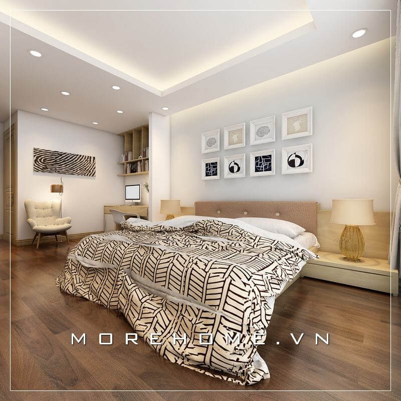 + 8 hình ảnh giường ngủ gỗ màu vàng sang trọng cho Thiết kế căn hộ